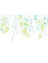 Summer Leaves 7 Panel mural in green color - pattern number X7-1096 - by Brewster in the Komar Colours collection