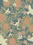 Dromma Songbirds and Sunflowers fabric in teal color - pattern number 4111-63007 - by A Street Prints in the Briony collection