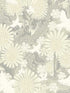 Dromma Songbirds and Sunflowers fabric in light grey color - pattern number 4111-63011 - by A Street Prints in the Briony collection