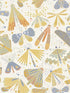 Flyga Butterfly Bonanza fabric in gold color - pattern number 4111-63023 - by A Street Prints in the Briony collection