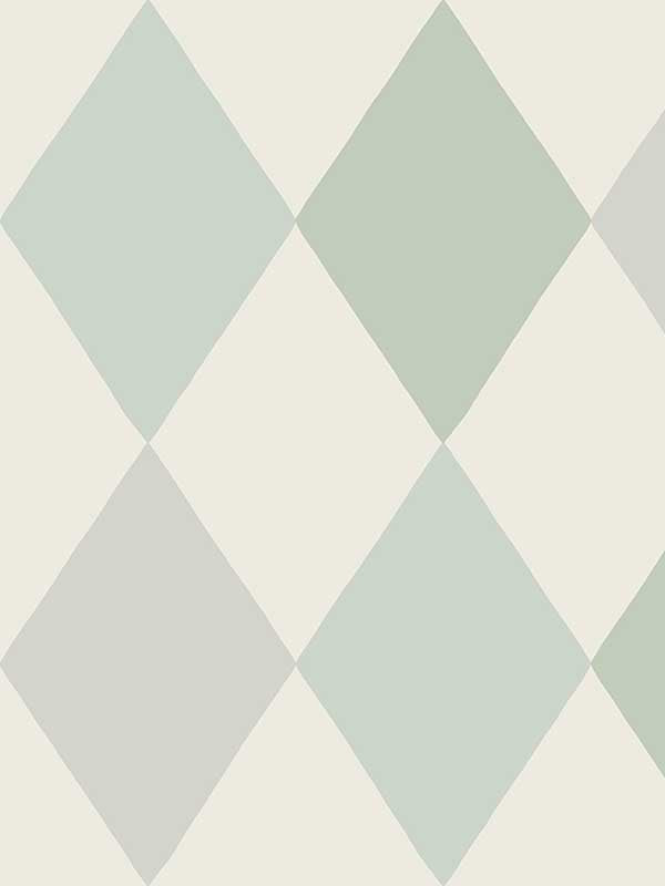 Kalas Diamond wallpaper in light blue color - pattern number 4111-63030 - by A Street Prints in the Briony collection