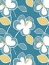 Flower Power fabric in turquoise lime color - pattern number JJ38015 - by Patton Norwall in the Rewind by James Joseph collection