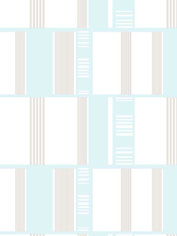 Grid Lock wallpaper in duck egg taupe color - pattern number JJ38026 - by Patton Norwall in the Rewind by James Joseph collection