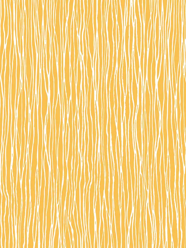 Jacaranda Wave wallpaper in yellow color - pattern number JJ38034 - by Patton Norwall in the Rewind by James Joseph collection