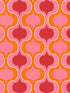 Squeeze wallpaper in hot pink red orange color - pattern number JJ38042 - by Patton Norwall in the Rewind by James Joseph collection