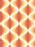 Turbine Twist wallpaper in oranges color - pattern number JJ38055 - by Patton Norwall in the Rewind by James Joseph collection