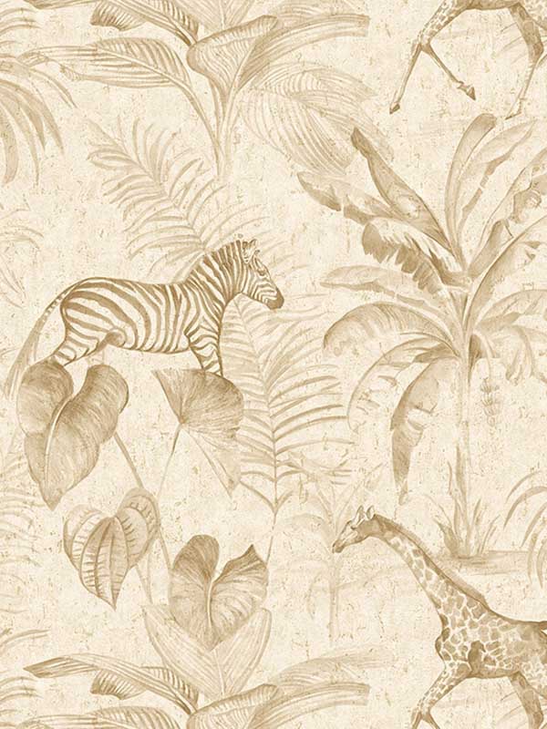 Ikoma fabric in lambs wool color - pattern number GL20605 - by Wallquest in the Grasslands collection