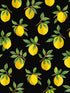 Lemoncello Peel and Stick fabric in black color - pattern number DB20400 - by NextWall in the Peel and Stick Wallpaper by Daisy Bennett collection