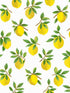 Lemoncello Peel and Stick fabric in white color - pattern number DB20403 - by NextWall in the Peel and Stick Wallpaper by Daisy Bennett collection