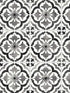 Sorento Tile Peel and Stick fabric in black color - pattern number DB20500 - by NextWall in the Peel and Stick Wallpaper by Daisy Bennett collection