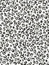 Classic Leopard Peel and Stick fabric in black and white color - pattern number DB20600 - by NextWall in the Peel and Stick Wallpaper by Daisy Bennett collection