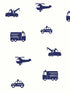 Briony Vehicles fabric in navy color - pattern number 4060-137321 - by Chesapeake in the Fable collection