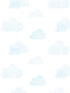 Irie Clouds fabric in blue color - pattern number 4060-138930 - by Chesapeake in the Fable collection