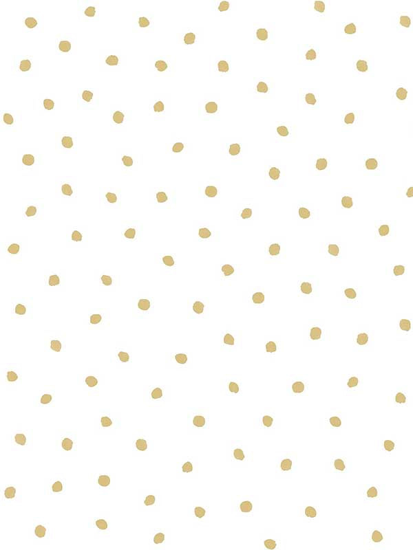 Pixie Dots wallpaper in gold color - pattern number 4060-138937 - by Chesapeake in the Fable collection