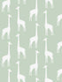 Vivi Giraffe wallpaper in sage color - pattern number 4060-139058 - by Chesapeake in the Fable collection