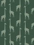 Vivi Giraffe wallpaper in teal color - pattern number 4060-139061 - by Chesapeake in the Fable collection