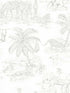 Boheme Animals wallpaper in platinum color - pattern number 4060-347692 - by Chesapeake in the Fable collection