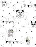 Orlow Llama wallpaper in pink color - pattern number 4060-381381 - by Chesapeake in the Fable collection