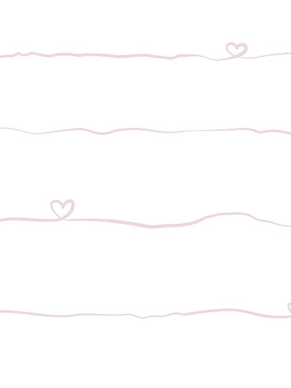 Love and Hearts Script wallpaper in pink color - pattern number 4060-381402 - by Chesapeake in the Fable collection