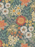 Karina Wildflower Garden fabric in teal color - pattern number 4066-26520 - by A Street Prints in the Hannah collection