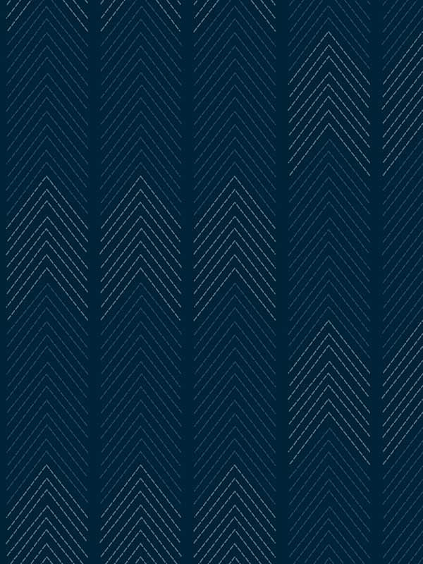 Nyle Chevron Stripes fabric in dark blue color - pattern number 4066-26526 - by A Street Prints in the Hannah collection