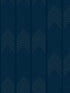 Nyle Chevron Stripes fabric in dark blue color - pattern number 4066-26526 - by A Street Prints in the Hannah collection