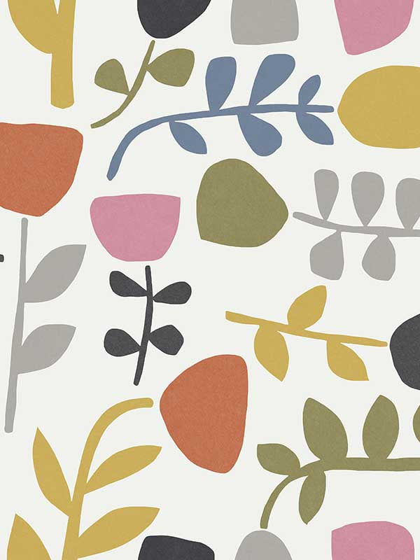 Juni Abstract Tulips wallpaper in multicolor color - pattern number 4066-26538 - by A Street Prints in the Hannah collection