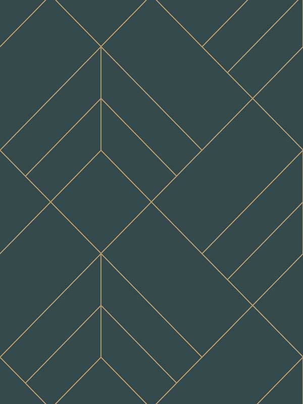 Sander Geometric wallpaper in slate color - pattern number 4066-26546 - by A Street Prints in the Hannah collection