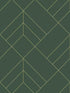 Sander Geometric wallpaper in evergreen color - pattern number 4066-26550 - by A Street Prints in the Hannah collection