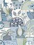 Fika Blissful Birds and Blooms wallpaper in blue color - pattern number 4066-26555 - by A Street Prints in the Hannah collection
