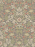 Lila Strawberry Floral fabric in moss color - pattern number 316007 - by Eijffinger in the Posy collection