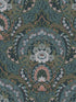 Nasrin Damask fabric in blueberry color - pattern number 316015 - by Eijffinger in the Posy collection