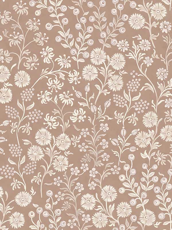 Liana trail fabric in blush color - pattern number 316043 - by Eijffinger in the Posy collection