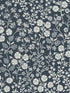 Liana trail fabric in indigo color - pattern number 316047 - by Eijffinger in the Posy collection