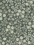 Liana trail fabric in evergreen color - pattern number 316048 - by Eijffinger in the Posy collection