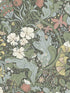Elise Nouveau Gardens fabric in green color - pattern number 4080-83103 - by A Street Prints in the Ingrid collection