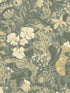 Elise Nouveau Gardens fabric in sea green color - pattern number 4080-83104 - by A Street Prints in the Ingrid collection