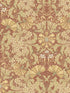 Ojvind Floral Ogee wallpaper in rust color - pattern number 4080-83114 - by A Street Prints in the Ingrid collection