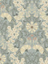 Ojvind Floral Ogee wallpaper in light blue color - pattern number 4080-83115 - by A Street Prints in the Ingrid collection