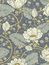 Eva Lotus Dreams wallpaper in blue color - pattern number 4080-83122 - by A Street Prints in the Ingrid collection