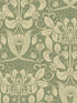 Berit Floral Crest wallpaper in green color - pattern number 4080-83126 - by A Street Prints in the Ingrid collection
