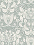 Berit Floral Crest wallpaper in blue color - pattern number 4080-83129 - by A Street Prints in the Ingrid collection