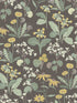Magdalena Dandelion wallpaper in charcoal color - pattern number 4080-92133 - by A Street Prints in the Ingrid collection