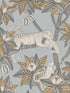 Satara fabric in slate and white mica print color - pattern number 119/3012.CS.0 - by Cole and Son in the Ardmore Jabula collection
