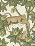 Satara fabric in spring green and sand linen color - pattern number 119/3015.CS.0 - by Cole and Son in the Ardmore Jabula collection