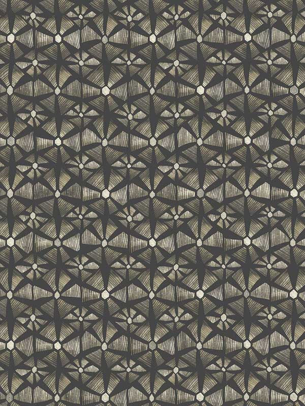 Kalahari fabric in stone and charcoal color - pattern number 119/6029.CS.0 - by Cole and Son in the Ardmore Jabula collection