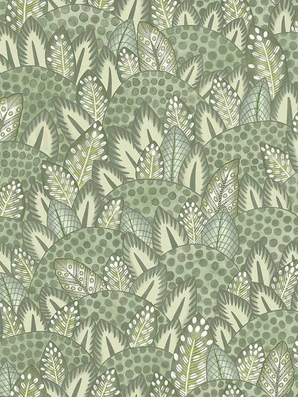 Zulu Terrain wallpaper in sage and olive color - pattern number 119/9041.CS.0 - by Cole and Son in the Ardmore Jabula collection