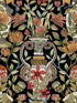 Protea Garden fabric in olive and rouge black color - pattern number 119/10044.CS.0 - by Cole and Son in the Ardmore Jabula collection