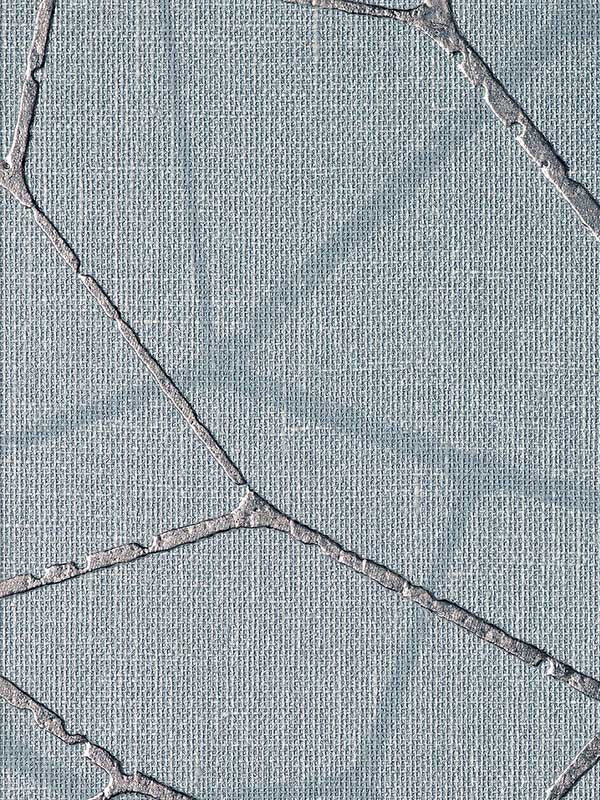 Combolin wallpaper in blue color - pattern number 682120 - by Seabrook in the Linen Textures collection