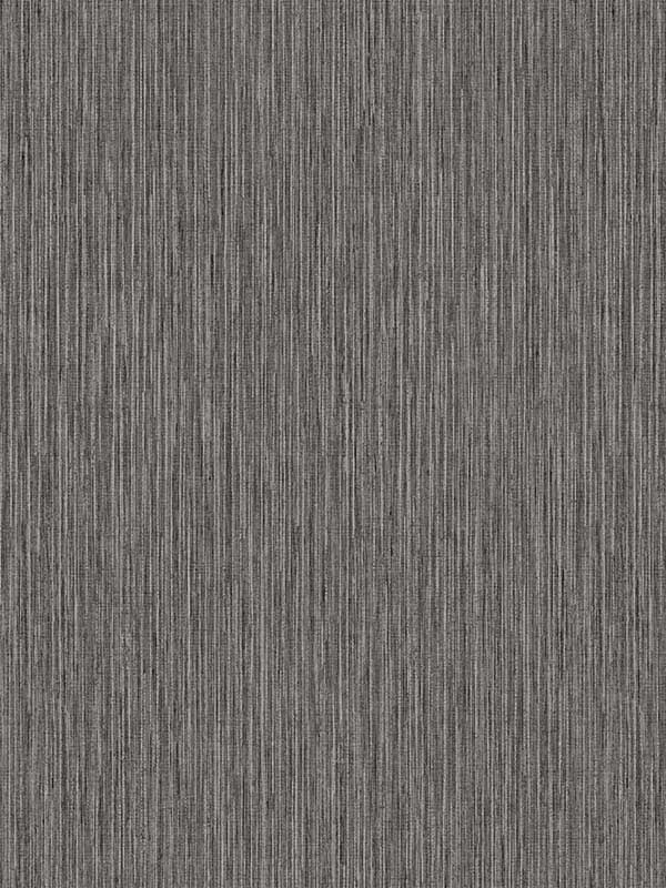 Vertical Stria fabric in graphite and metallic silver color - pattern number TS80910 - by Seabrook in the Even More Textures collection